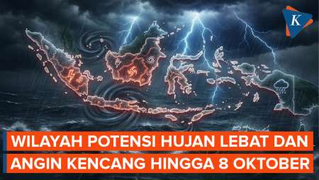 BMKG Peringatkan Hujan Lebat Dan Angin Kencang 3-8 Oktober, Ini Daftar Wilayahnya!
