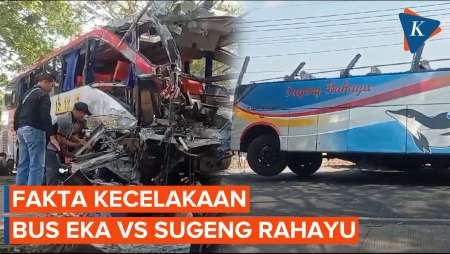 Sederet Fakta Kecelakaan Bus Eka Vs Sugeng Rahayu di Ngawi