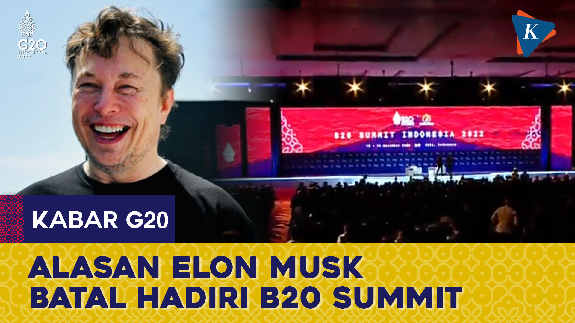 Elon Musk Batal Hadiri B20 Summit di Bali, Luhut Beri Penjelasan