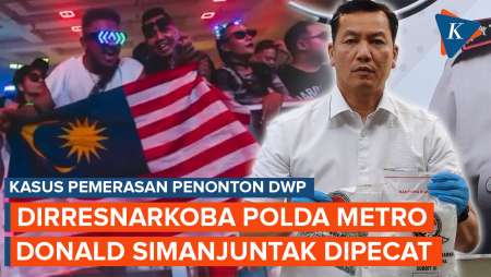 Dirresnarkoba Polda Metro Jaya Donald Simanjuntak Dipecat Imbas Kasus Pemerasan Penonton DWP