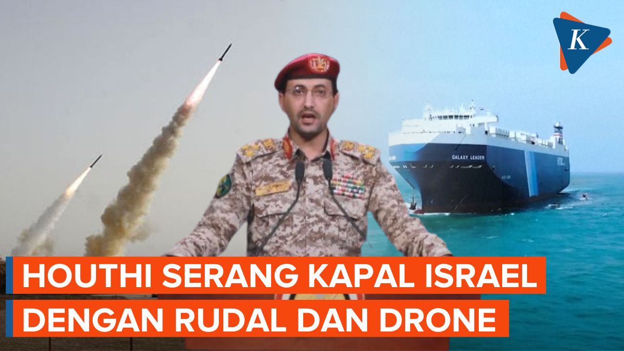 Video: Houthi Serang Dua Kapal Israel Di Laut Merah Pakai Rudal Dan Drone