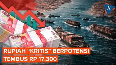 Rupiah Diproyeksi Sentuh Rp 17.300-an Saat Iran Buka-Tutup Selat Hormuz