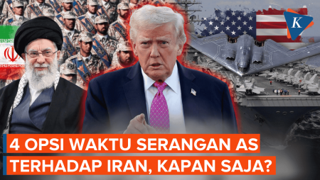 Empat Opsi Waktu Serangan AS Terhadap Iran, Kapan Saja?