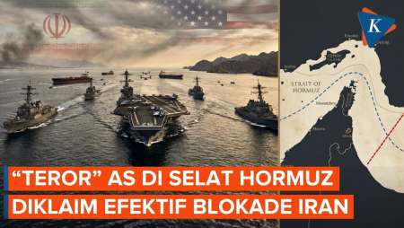 Taktik AS "Meneror" Kapal Di Selat Hormuz, Diklaim Efektif Untuk Memblokade Iran