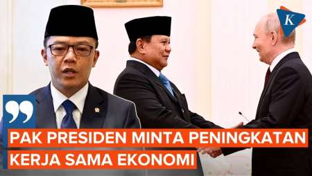 Menlu Sugiono Beberkan Hasil Pertemuan Prabowo Dan Putin Di Rusia