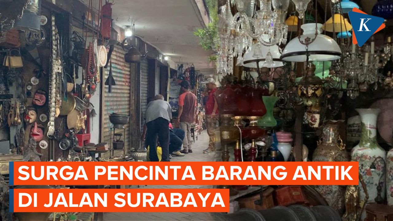 Mengintip Pasar Antik di Jalan Surabaya