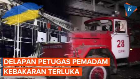 Rusia Kembali Serang Ukraina, Gedung Pemadam Kebakaran Izium Hancur