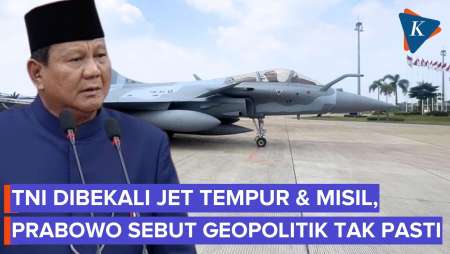 TNI Dapat Jet Baru Dan Misil, Prabowo: Untuk Jaga Wilayah, Geopolitik Penuh Ketidakpastian