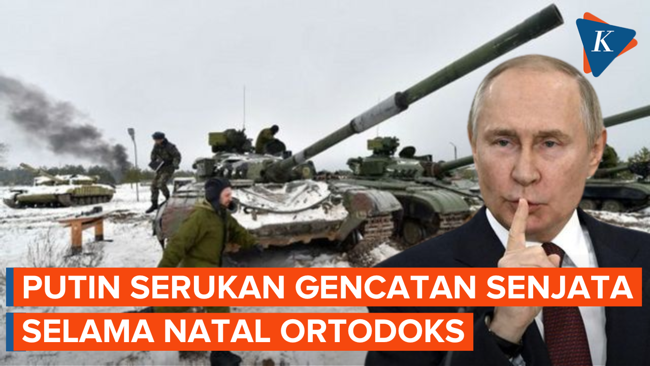 Putin Serukan Gencatan Senjata Selama Natal Ortodoks 6-7 Januari