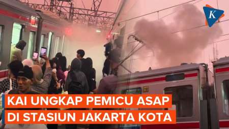 Ledakan Disertai Asap di Gerbong KRL Stasiun Jakarta Kota, KAI Ungkap Penyebabnya