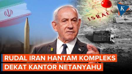 Iran Klaim Rudalnya Jatuh Di Kompleks Dekat Kantor Netanyahu