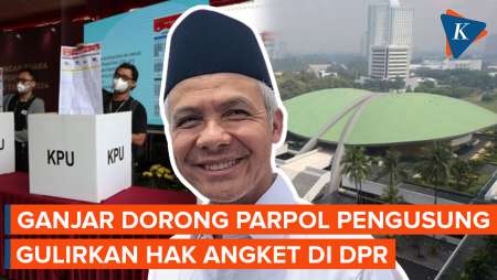 Ganjar Dorong Partai Pengusung Gulirkan Hak Angket di DPR