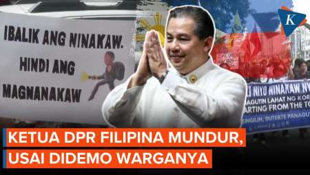 Ketua DPR Filipina Mundur usai Didemo Kasus Dugaan Korupsi Infrastruktur