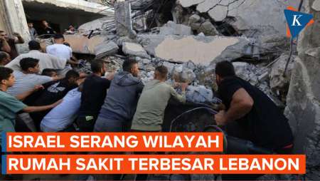 Israel Serang Area Rumah Sakit Terbesar Lebanon, 4 Orang Tewas