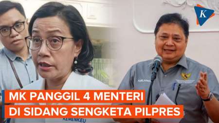 MK Panggil Sri Mulyani, Risma, Airlangga, dan Muhadjir Hadiri Sidang Sengketa Pilpres