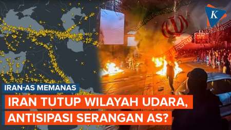 Iran Tutup Wilayah Udaranya Kamis Pagi, Antisipasi Serangan AS?