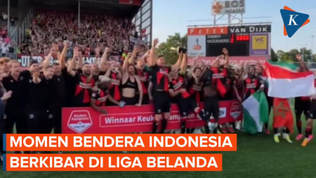 Bendera Merah Putih Berkibar di Liga Belanda, Dibawa Pemain Keturunan Indonesia-Maroko