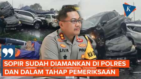 Kapolres Purwakarta: Sopir Truk Kecelakaan Tol Cipularang dalam Tahap Pemeriksaan