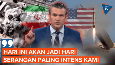 Menhan AS: Hari Ini Akan Jadi Hari Serangan Paling Intens Kita Di Dalam Iran