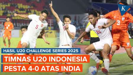 Hasil Timnas U20 Indonesia vs India 4-0, Pasukan Indra Sjafri Tutup dengan Kemenangan