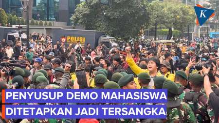 Penyusup Bawa Bom Molotov Saat Demo Mahasiswa di Bundaran HI Ditetapkan Jadi Tersangka