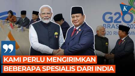 Momen Prabowo Bertemu PM Modi, Minta Kirim Profesor India ke RI Ajari Tenaga Ahli Medis