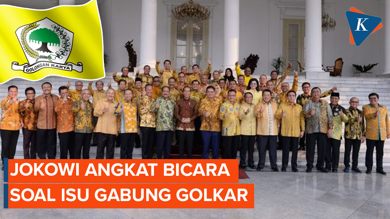 Presiden Jokowi Respons Isu Gabung Golkar