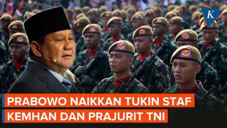 Tok! Prabowo Naikkan Tunjangan Kinerja Staf Kemenhan Dan Prajurit TNI