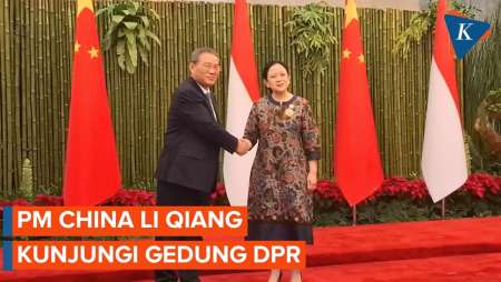 PM China Li Qiang Kunjungi Gedung DPR, Disambut Puan Maharani