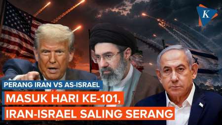 Perang Hari Ke-101: Iran-Israel Saling Lancarkan Serangan Udara