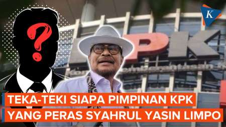 Tanda Tanya Oknum Pimpinan KPK yang Peras Syahrul Yasin Limpo