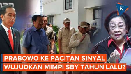 Prabowo ke Pacitan, Mimpi SBY Naik Kereta Bareng Jokowi-Megawati Terwujud?