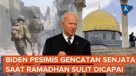 Soal Gencatan Senjata di Gaza Jelang Ramadhan, Biden: Kelihatannya Sulit