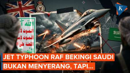 Jet Typhoon Inggris "Back-up" Langit Arab Saudi dari Rudal Houthi