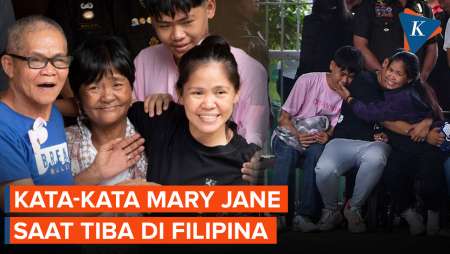 Kata-kata Mary Jane Saat Tiba di Filipina Usai 15 Tahun Dipenjara di Indonesia