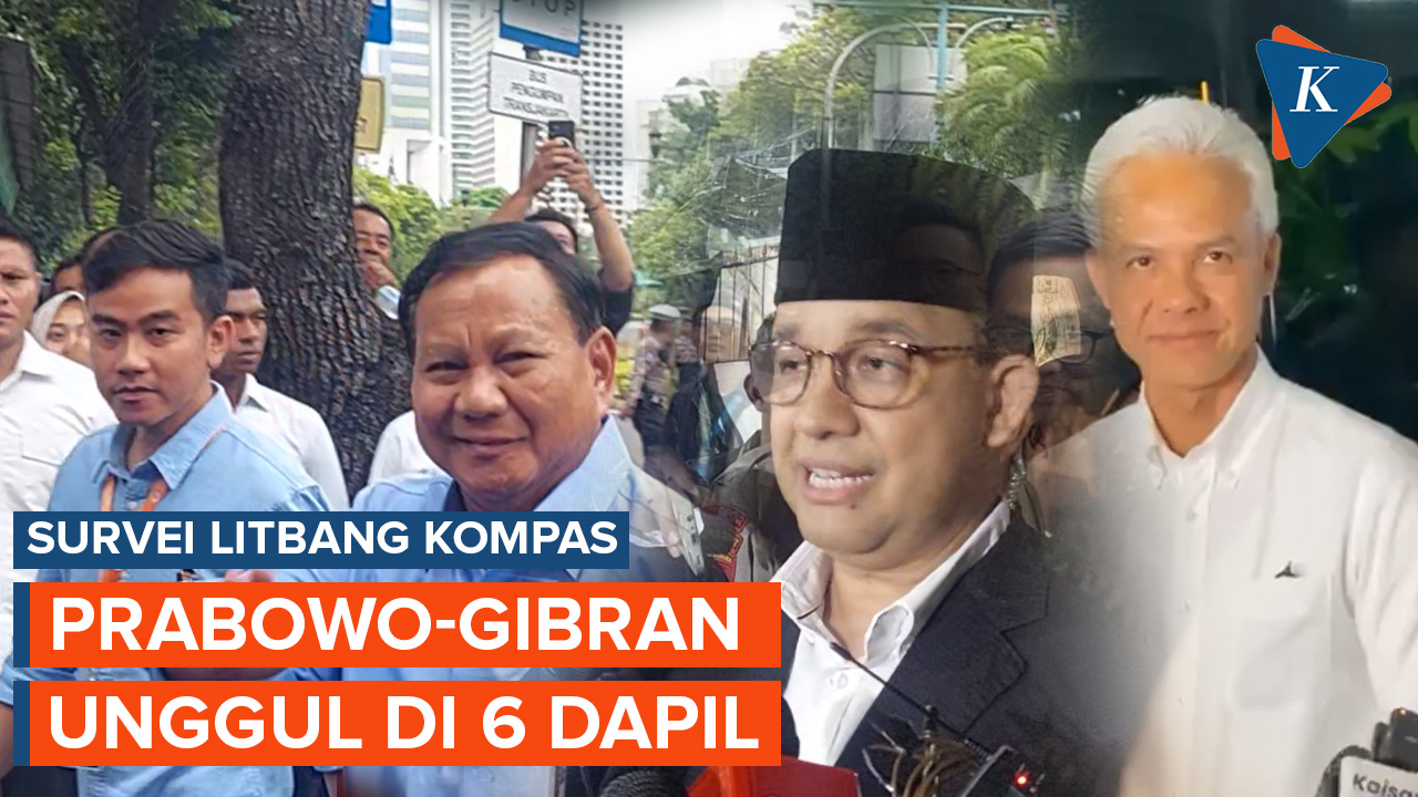 Video: Survei Litbang Kompas, Prabowo-Gibran Unggul Di 6 Dapil Dan ...