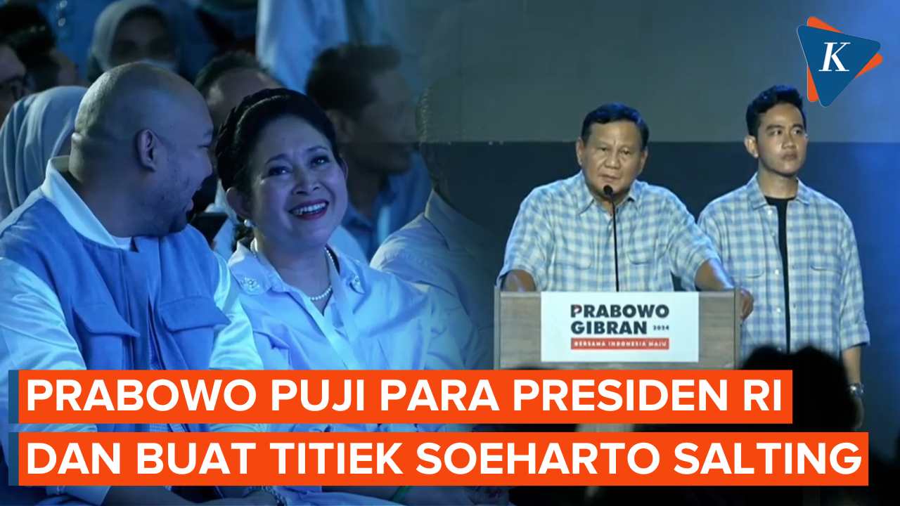 [FULL] Pidato Prabowo di Istora: Kita Harus Tunggu Hasil KPU
