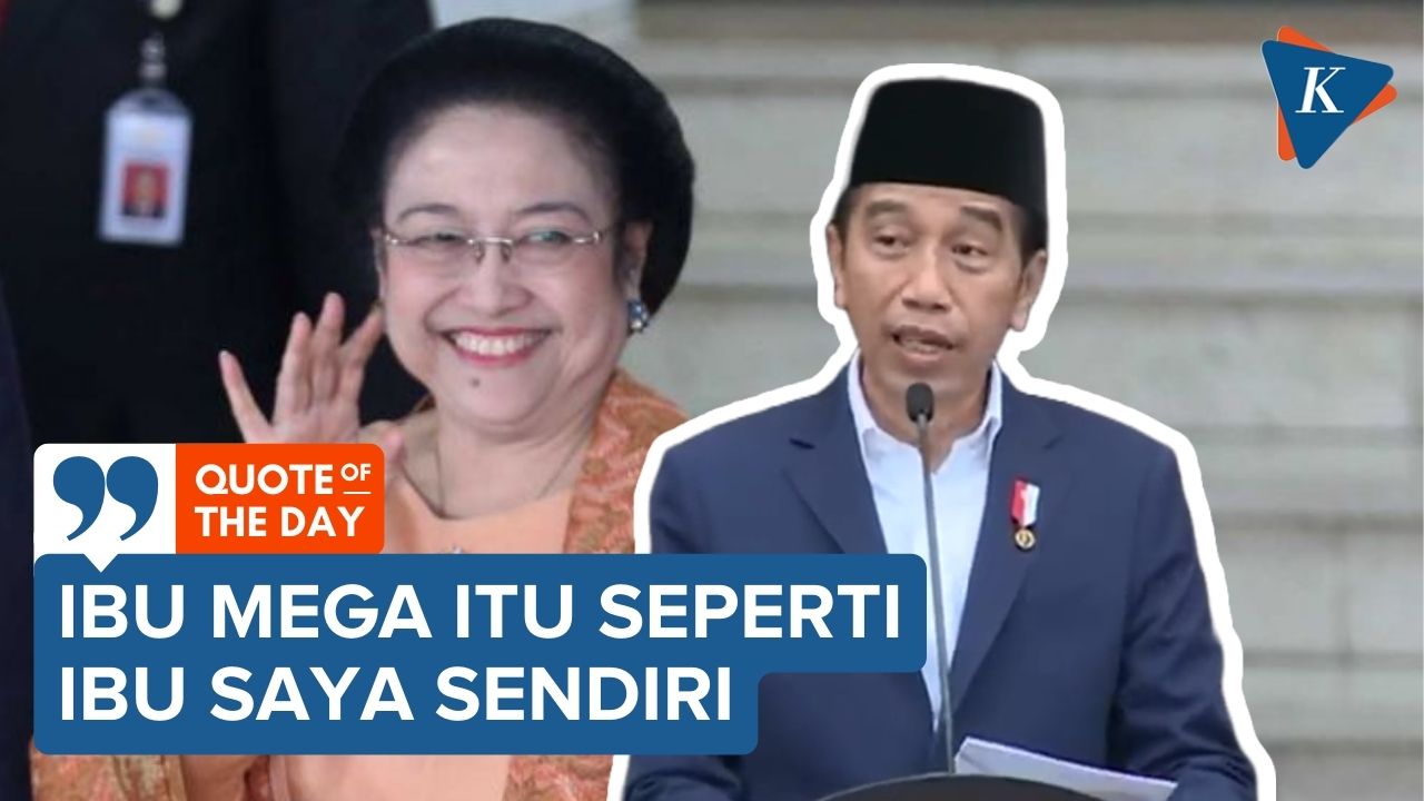 Tepis Isu Kerenggangan, Jokowi Sebut Hubungannya dengan Megawati Seperti Ibu dan Anak