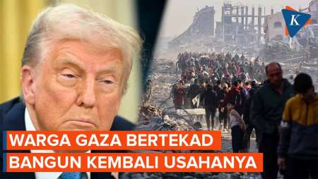 Abaikan Trump, Warga Gaza Bertekad Bangun Kembali Hotel dan Restoran Mereka