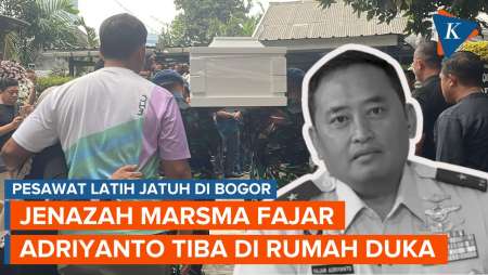 Suasana Rumah Duka Marsma Fajar Adriyanto yang Gugur Usai Pesawat Latih Jatuh di Bogor