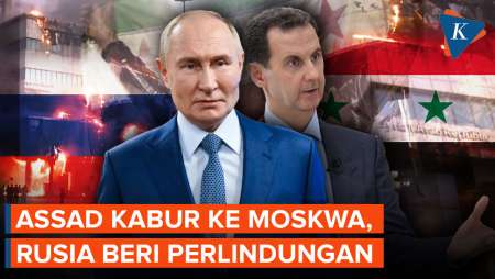 Presiden Suriah Bashar Al Assad dan Keluarga Kabur ke Rusia