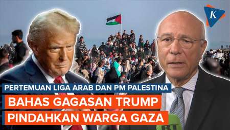 Liga Arab Bertemu PM Palestina di Kairo, Bahas Wacana Trump Relokasi Warga Gaza