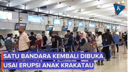 Satu Bandara Dibuka Lagi Usai Erupsi Anak Krakatau, 7 Lainnya Masih Ditutup