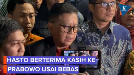 Hasto Berterima Kasih ke Prabowo Usai Bebas berkat Dapat Amnesti