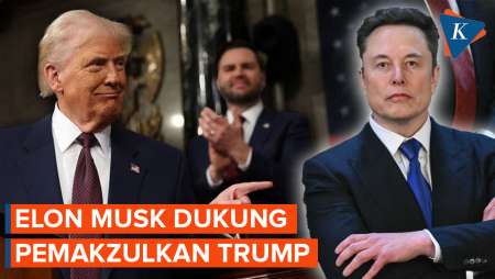 Elon Musk Dukung Pemakzulan Trump, JD Vance Jadi Pengganti