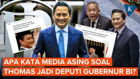 Media Asing Soroti Pencalonan Thomas Djiwandono Jadi Deputi Gubernur BI