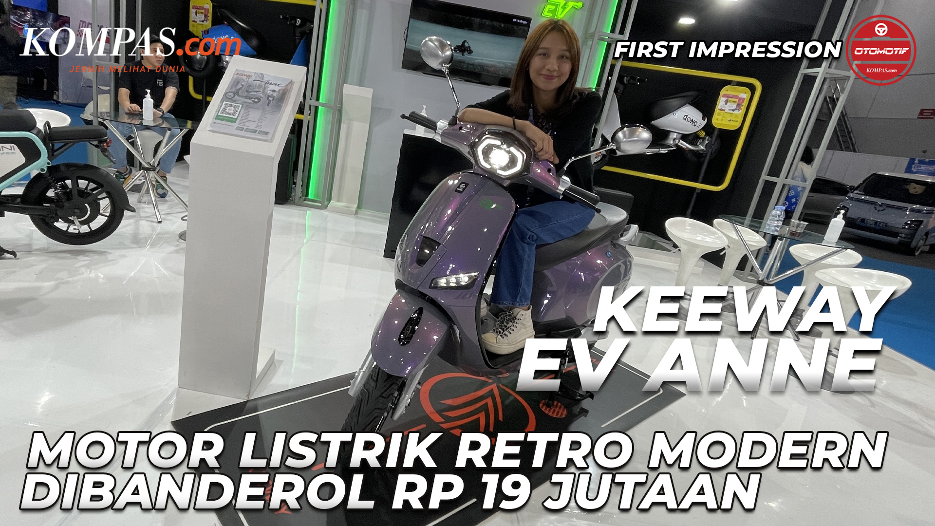 FIRST IMPRESSION | KEEWAY EV ANNE | Motor Listrik Retro Modern Dibanderol Rp 19 Jutaan