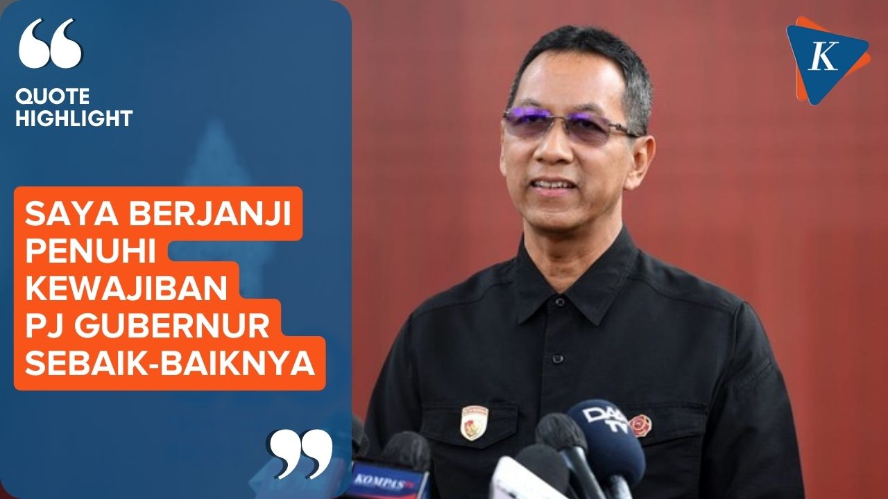 Janji Heru Budi Hartono Usai Dilantik Jadi Pj Gubernur DKI Jakarta