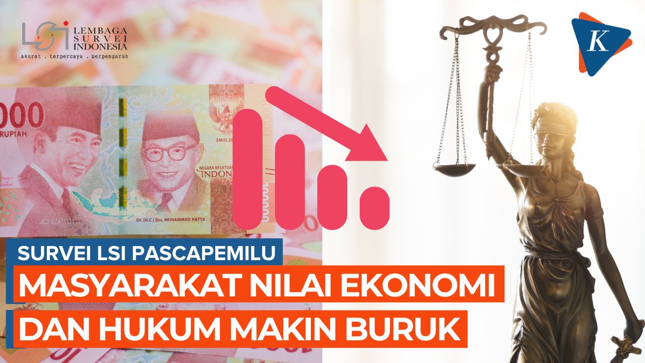 Video: Survei LSI: Publik Nilai Ekonomi Dan Hukum Makin Buruk