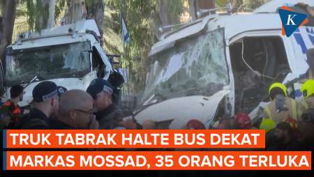 Serangan Truk Gemparkan Tel Aviv, Tabrak Halte Bus Dekat Markas Mossad